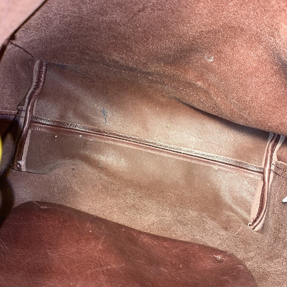 Madewell Transport Dark Brown Leather Tote Bag - Picture 11 of 13